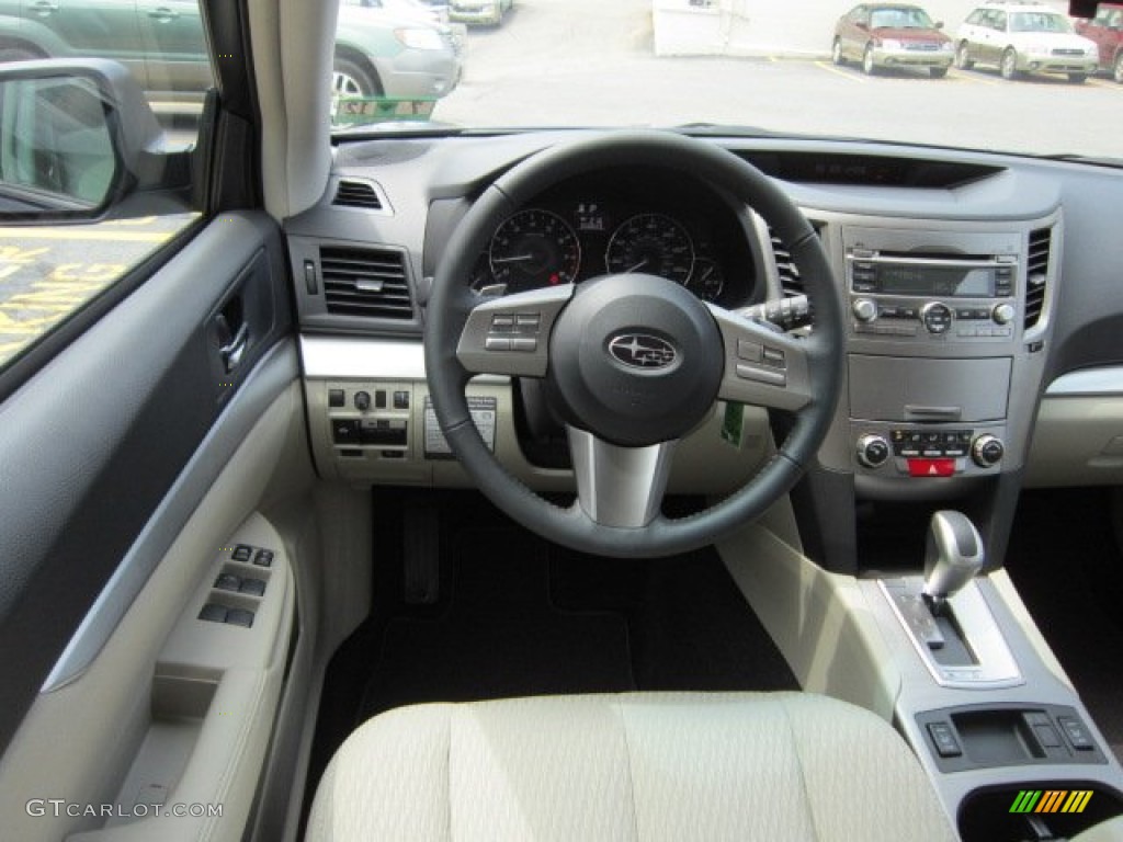 2011 Outback 2.5i Premium Wagon - Azurite Blue Pearl / Warm Ivory photo #16