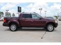 2008 Dark Cherry Metallic Ford Explorer Sport Trac Limited  photo #4