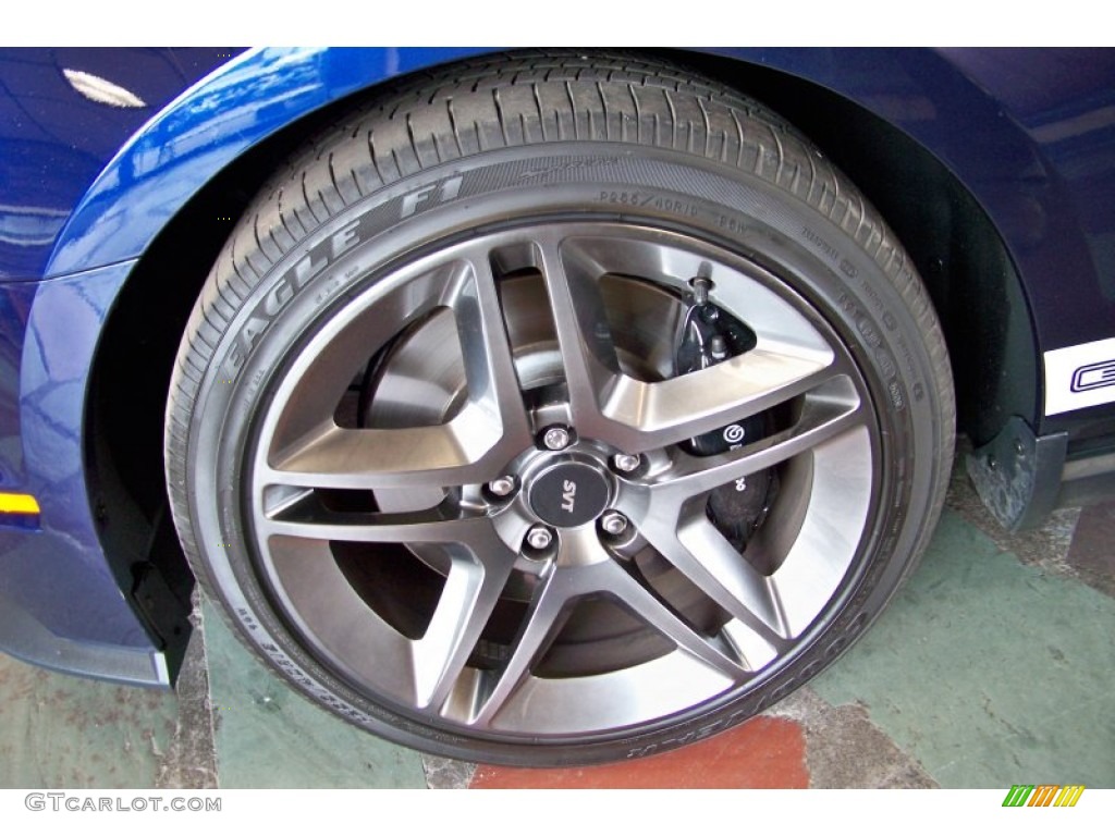 2011 Mustang Shelby GT500 Coupe - Kona Blue Metallic / Charcoal Black/White photo #10