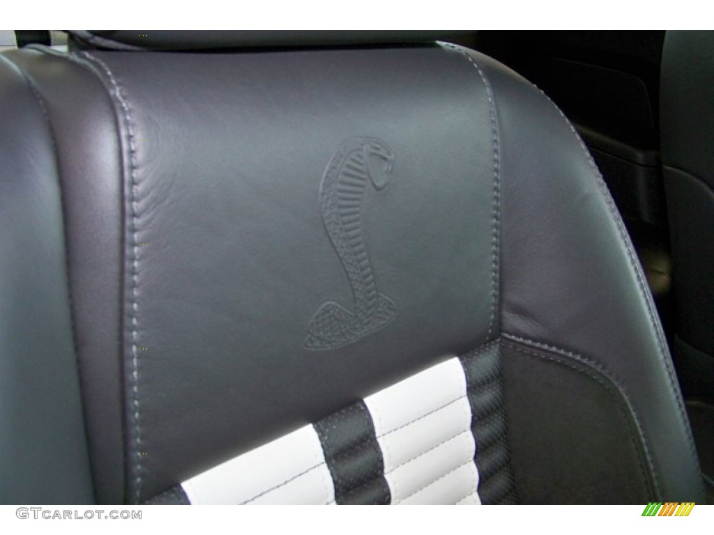 2011 Mustang Shelby GT500 Coupe - Kona Blue Metallic / Charcoal Black/White photo #23