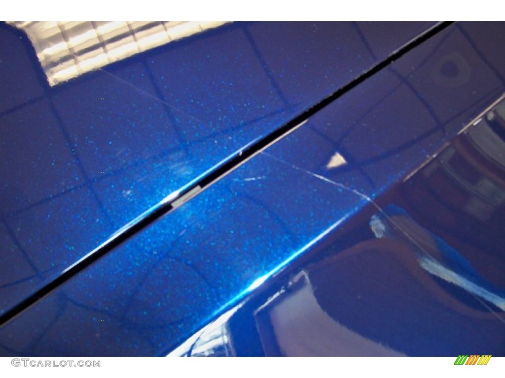 2011 Mustang Shelby GT500 Coupe - Kona Blue Metallic / Charcoal Black/White photo #31