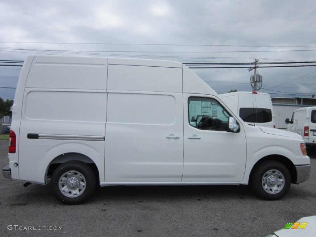 Blizzard White 2012 Nissan NV 2500 HD SV High Roof Exterior Photo #51978176