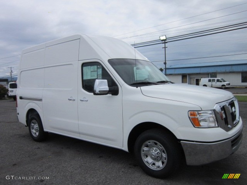 Blizzard White 2012 Nissan NV 2500 HD SV High Roof Exterior Photo #51978185