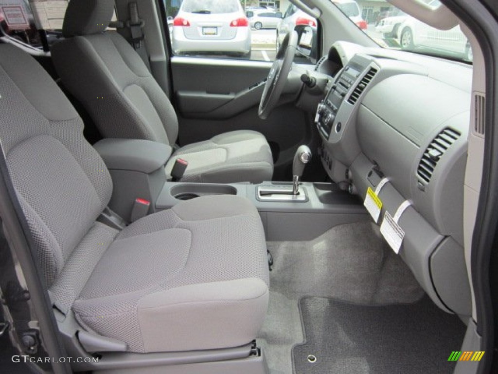 Steel Interior 2011 Nissan Frontier SV Crew Cab 4x4 Photo #51978407