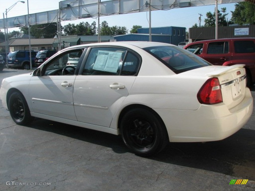 2006 Malibu LT V6 Sedan - White / Titanium Gray photo #4