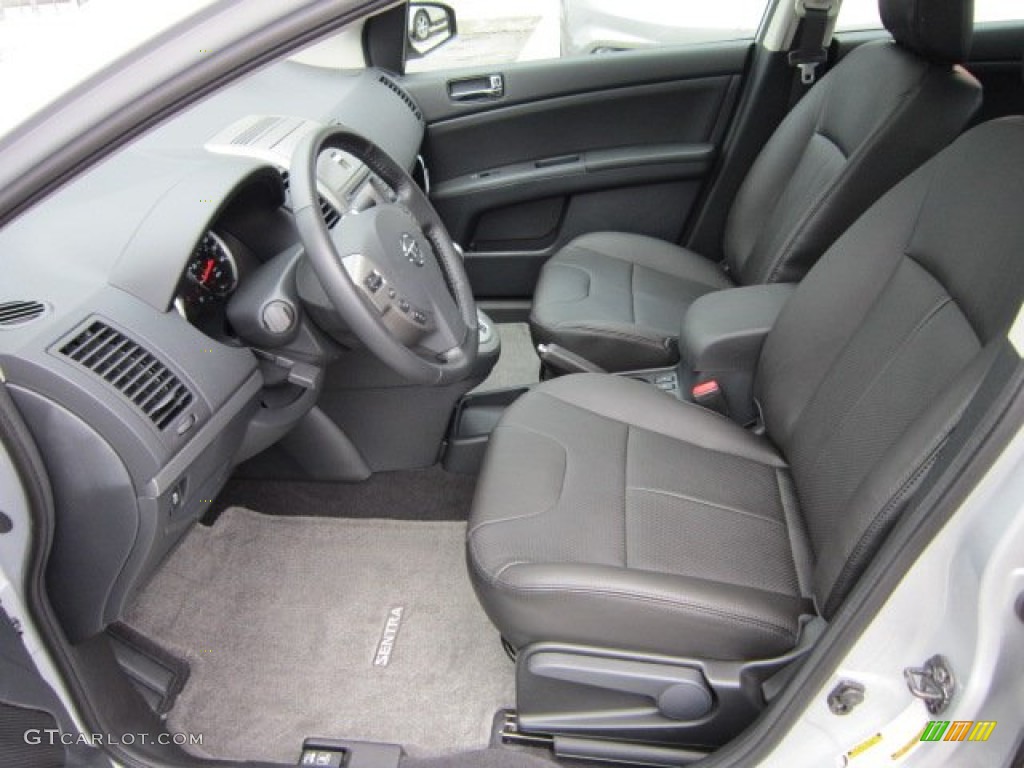 Charcoal Interior 2012 Nissan Sentra 2.0 SL Photo #51978635