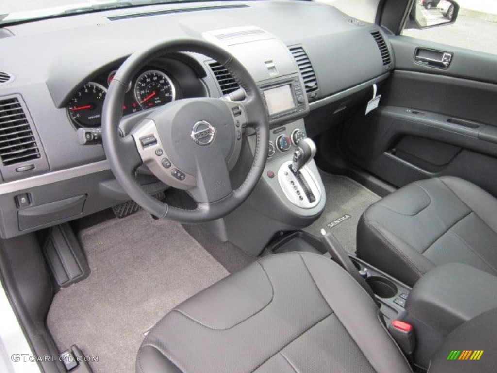 Charcoal Interior 2012 Nissan Sentra 2.0 SL Photo #51978800