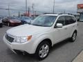 Satin White Pearl 2010 Subaru Forester 2.5 X Limited Exterior