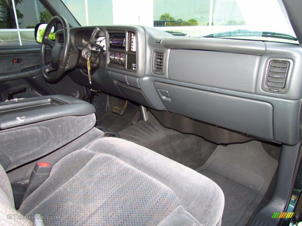 2002 Chevrolet Silverado 1500 LS Regular Cab Graphite Gray Dashboard Photo #51979607