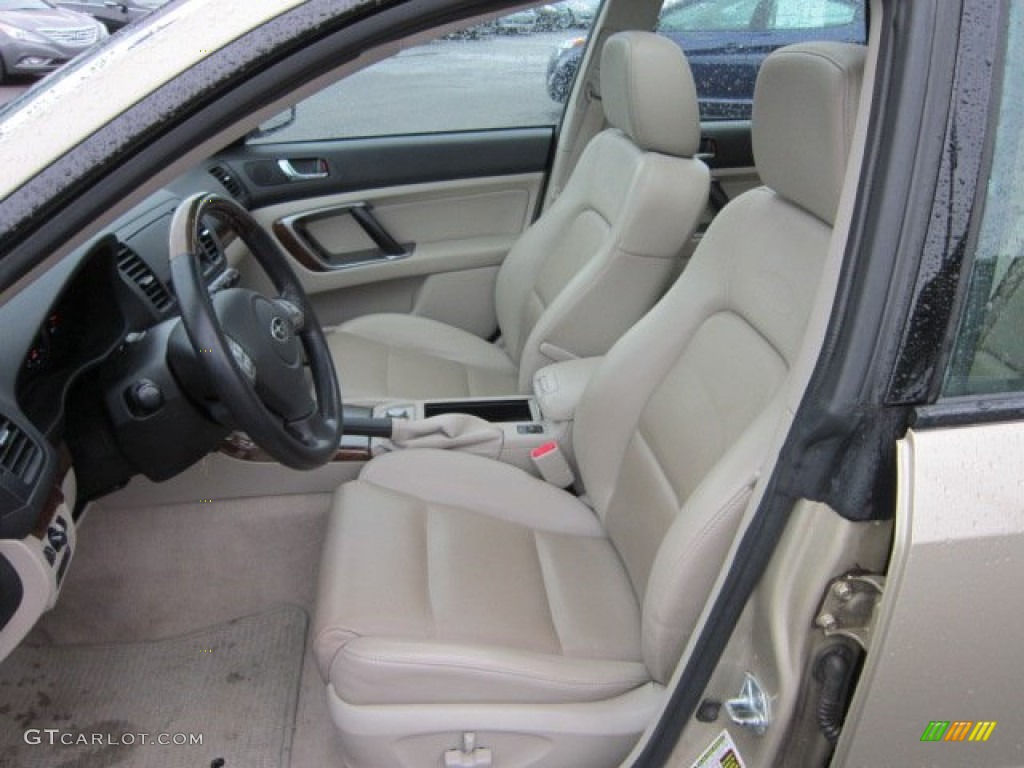 Warm Ivory Interior 2008 Subaru Outback 3.0R L.L.Bean Edition Wagon Photo #51979646