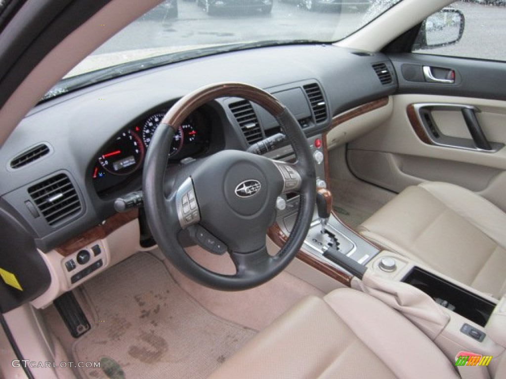 Warm Ivory Interior 2008 Subaru Outback 3.0R L.L.Bean Edition Wagon Photo #51979658