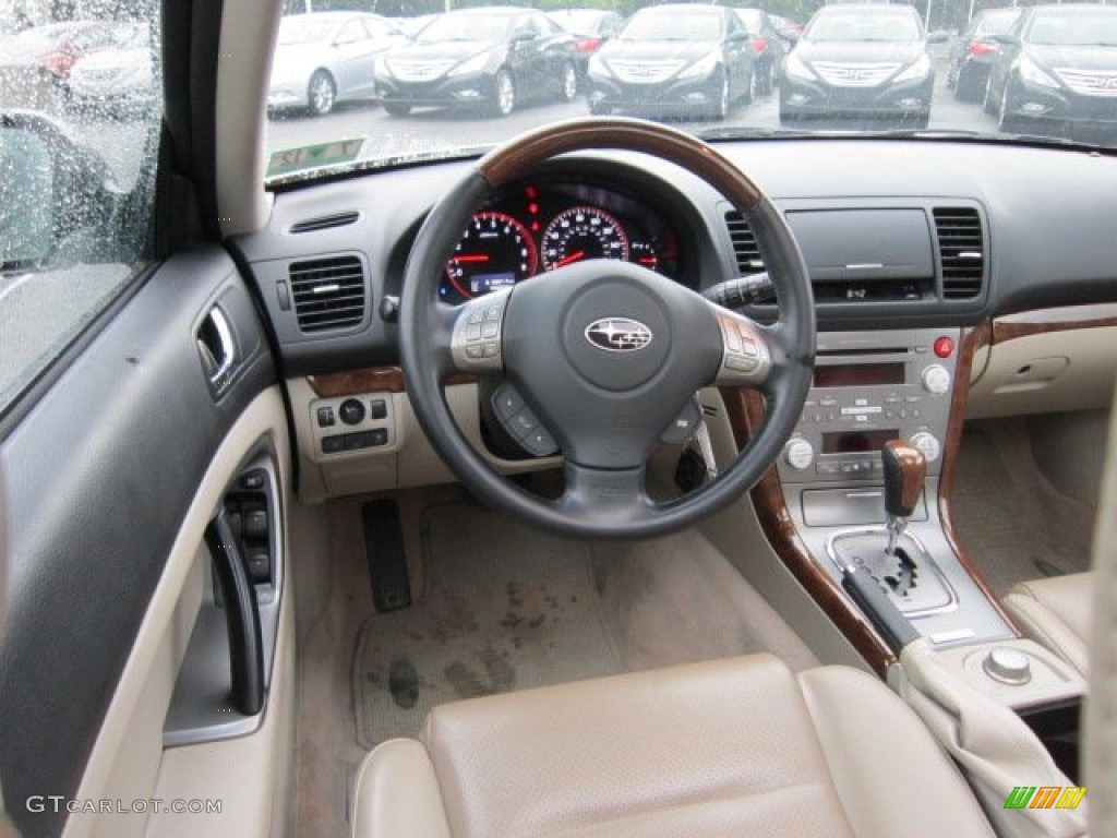 2008 Subaru Outback 3.0R L.L.Bean Edition Wagon Warm Ivory Dashboard Photo #51979706