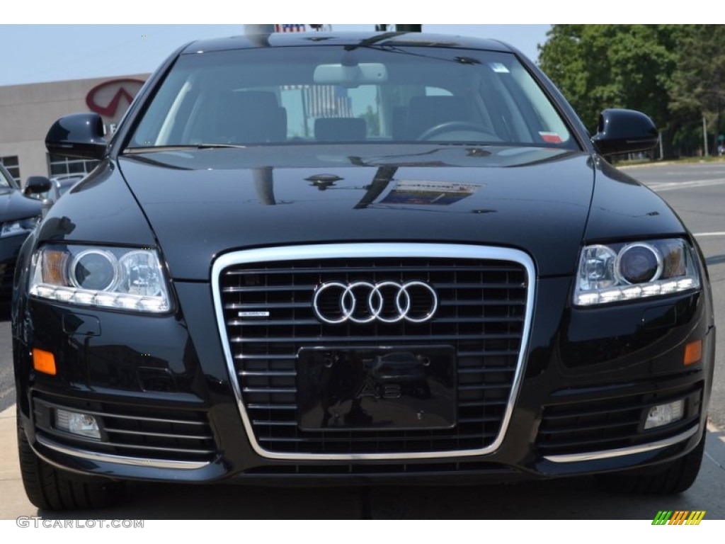 Brilliant Black 2009 Audi A6 3.0T quattro Sedan Exterior Photo #51979793