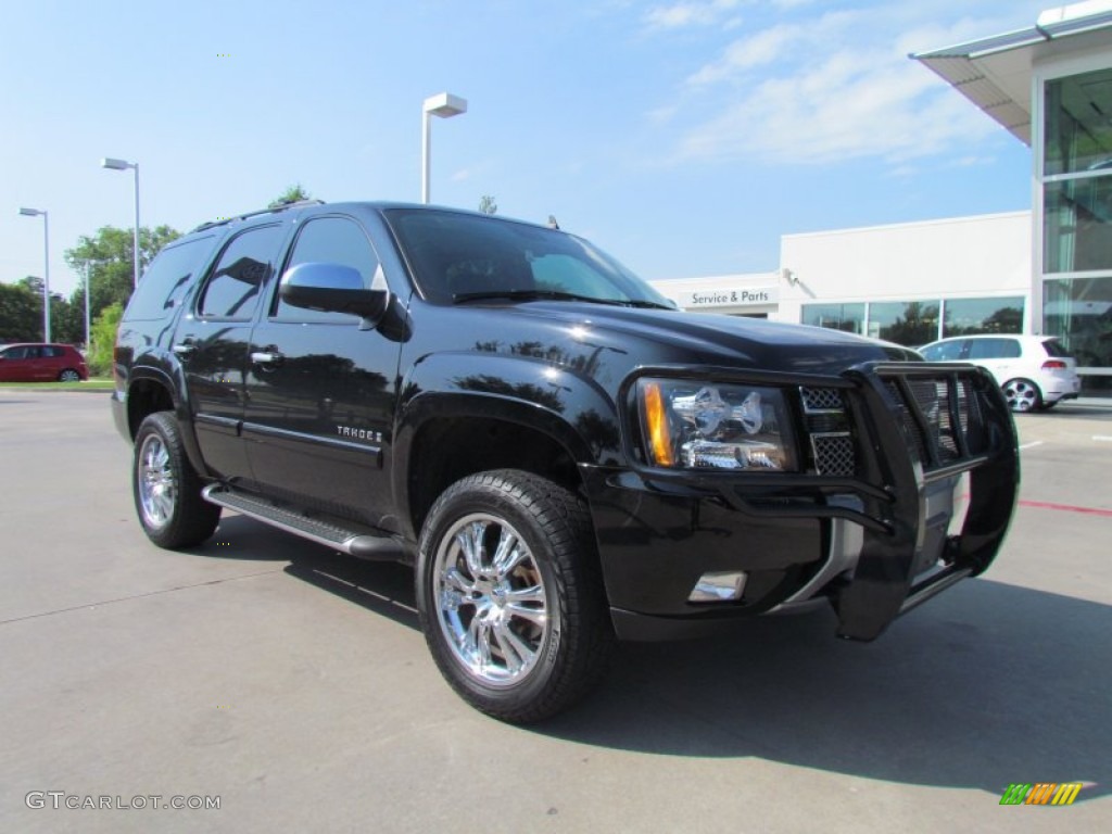 Black 2007 Chevrolet Tahoe LTZ 4x4 Exterior Photo #51979832