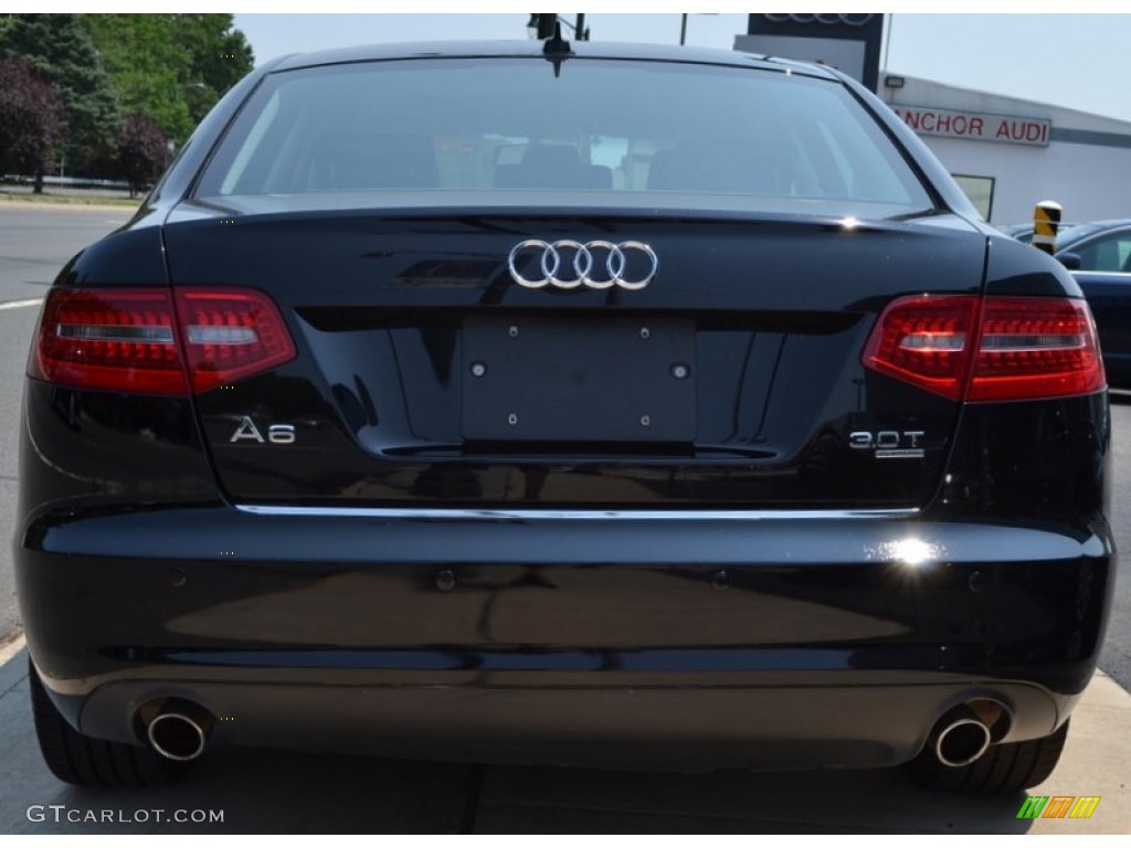 Brilliant Black 2009 Audi A6 3.0T quattro Sedan Exterior Photo #51979850