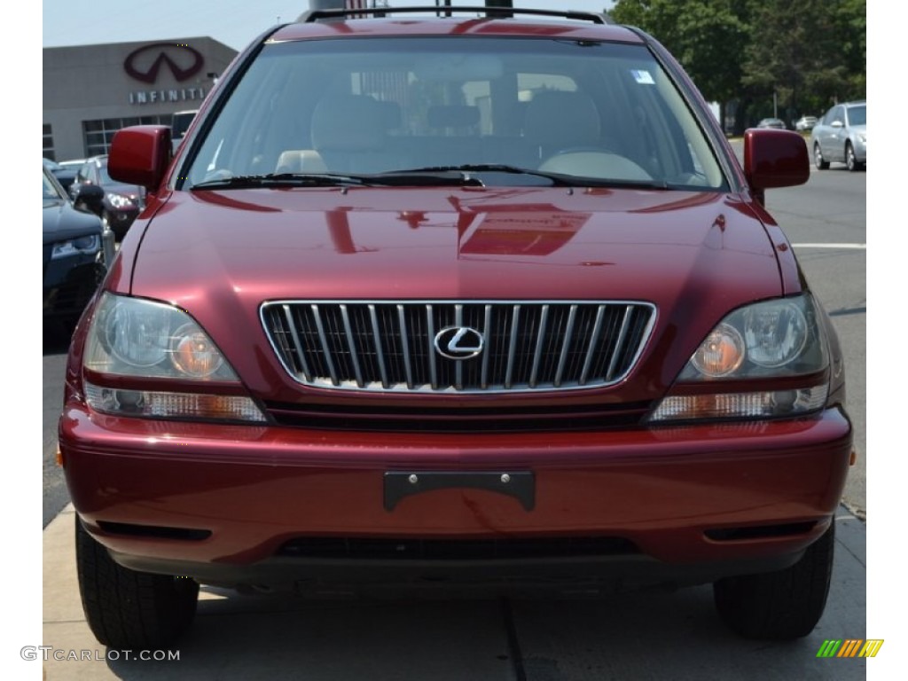 2000 RX 300 AWD - Venetian Red Pearl / Ivory photo #2