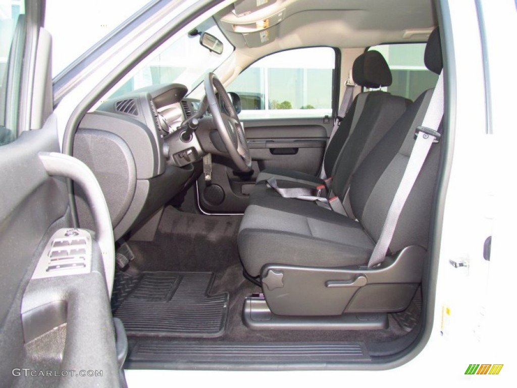 Ebony Interior 2011 Chevrolet Silverado 1500 LT Crew Cab Photo #51980108