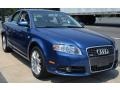 2008 Ocean Blue Pearl Effect Audi A4 2.0T quattro S-Line Sedan  photo #6