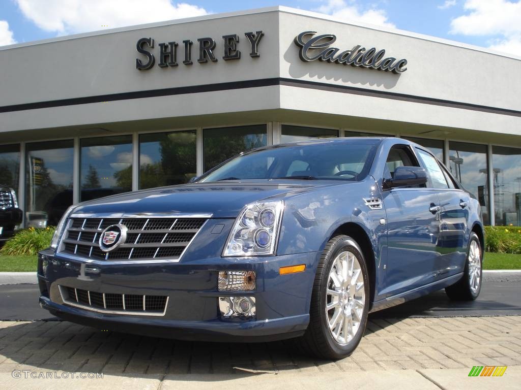 2009 STS 4 V6 AWD - Blue Diamond Tricoat / Light Gray photo #1