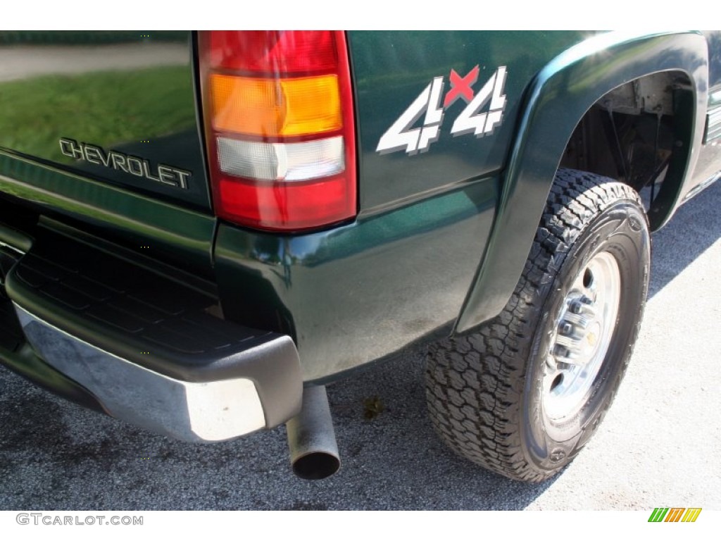 2001 Silverado 2500HD LT Crew Cab 4x4 - Forest Green Metallic / Tan photo #24