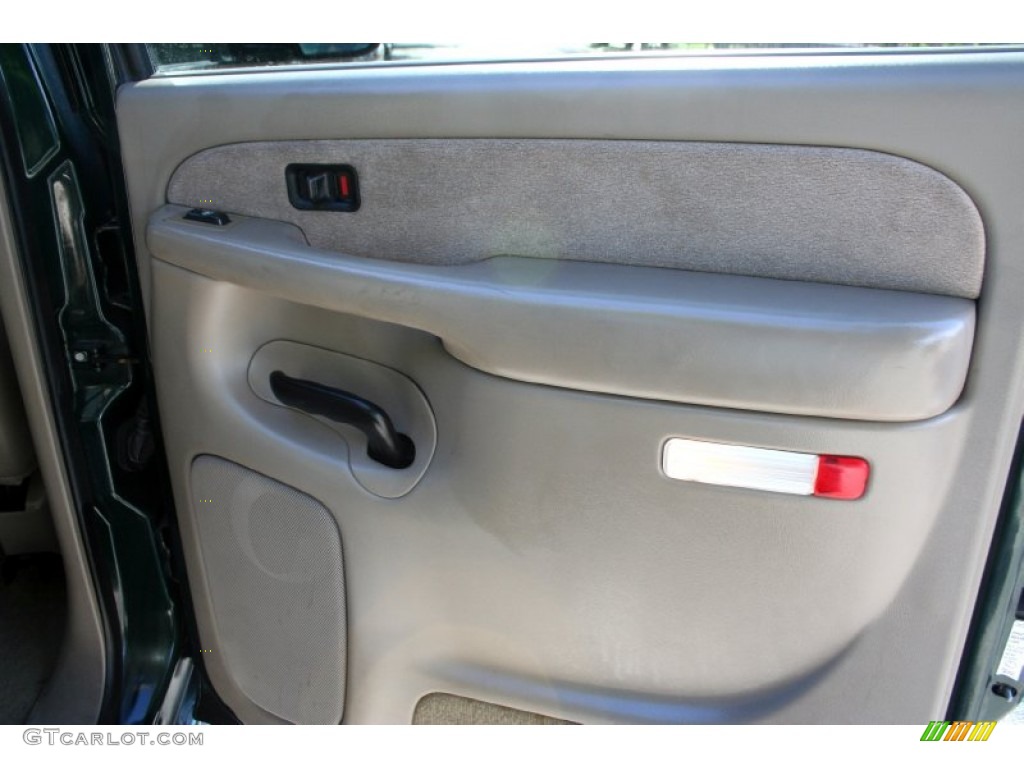 2001 Silverado 2500HD LT Crew Cab 4x4 - Forest Green Metallic / Tan photo #36