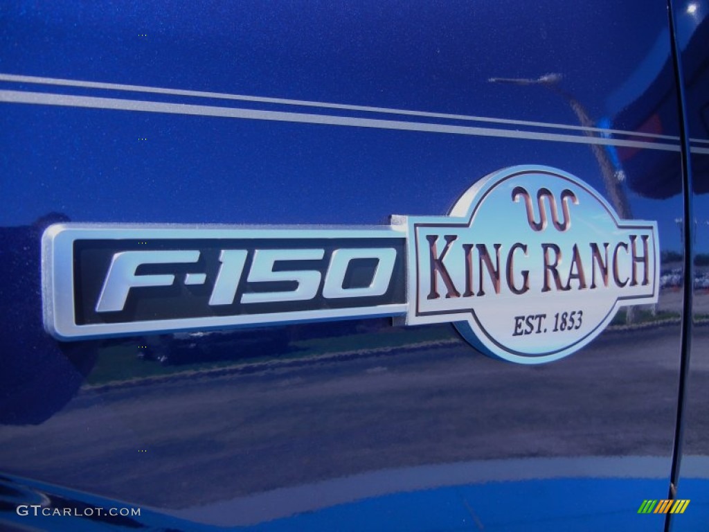 2011 F150 King Ranch SuperCrew 4x4 - Blue Flame Metallic / Chaparral Leather photo #4