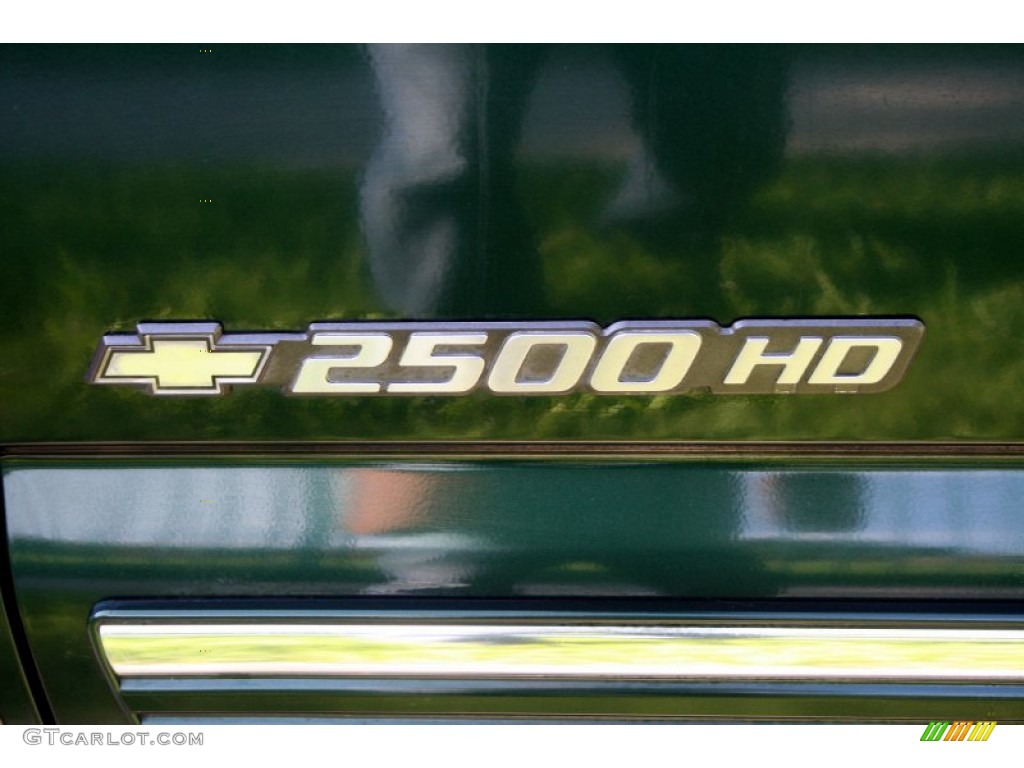 2001 Silverado 2500HD LT Crew Cab 4x4 - Forest Green Metallic / Tan photo #57