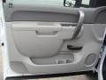 Dark Titanium 2011 Chevrolet Silverado 3500HD Crew Cab 4x4 Chassis Commercial Door Panel