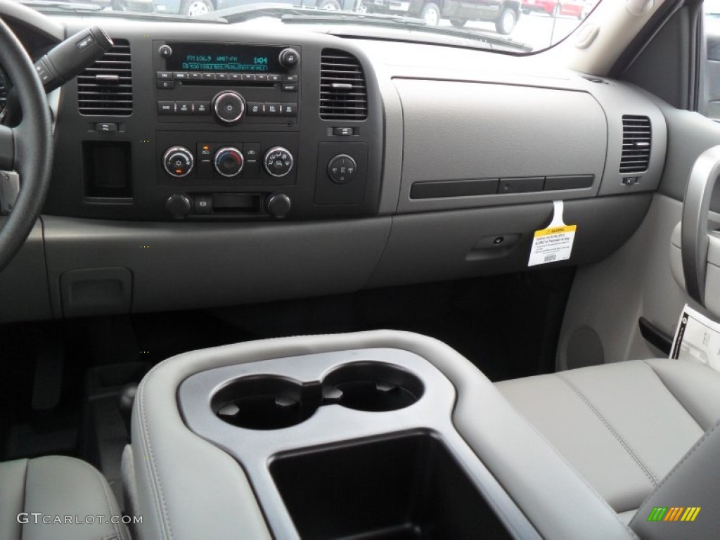 2011 Chevrolet Silverado 3500HD Crew Cab 4x4 Chassis Commercial Dark Titanium Dashboard Photo #51982250