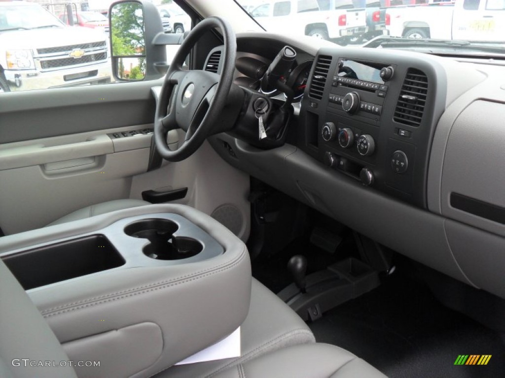 2011 Chevrolet Silverado 3500HD Crew Cab 4x4 Chassis Commercial Dark Titanium Dashboard Photo #51982316