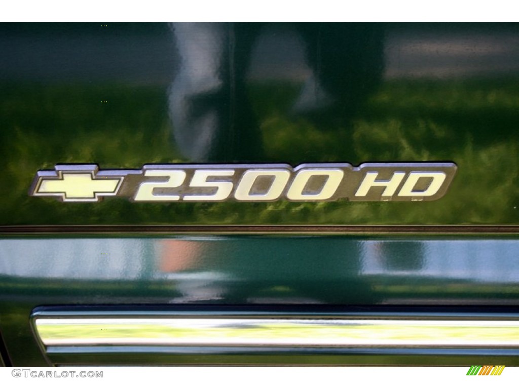 2001 Silverado 2500HD LT Crew Cab 4x4 - Forest Green Metallic / Tan photo #101