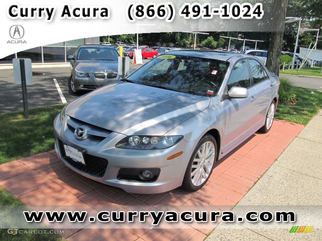 2006 MAZDA6 MAZDASPEED6 Sport - Liquid Platinum Metallic / Black photo #1