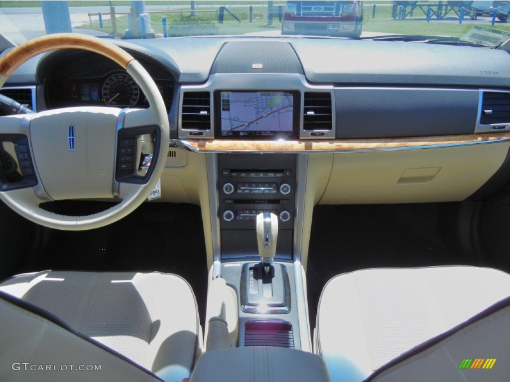 2012 Lincoln MKZ Hybrid Light Camel Dashboard Photo #51982880