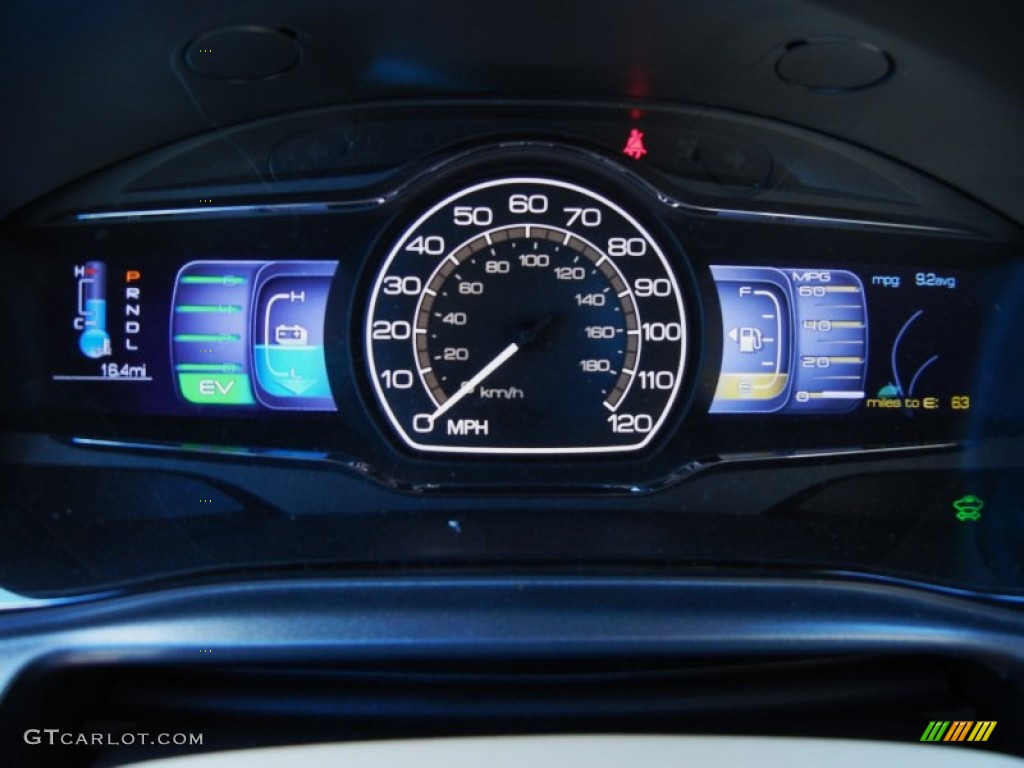 2012 Lincoln MKZ Hybrid Gauges Photo #51982904