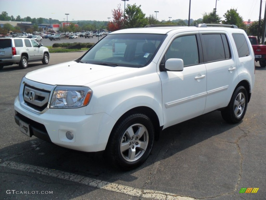 Taffeta White 2011 Honda Pilot EX-L 4WD Exterior Photo #51983543