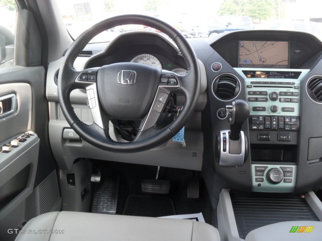 2011 Honda Pilot EX-L 4WD Gray Dashboard Photo #51983753