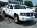 2011 Bright White Dodge Dakota Big Horn Crew Cab 4x4  photo #3