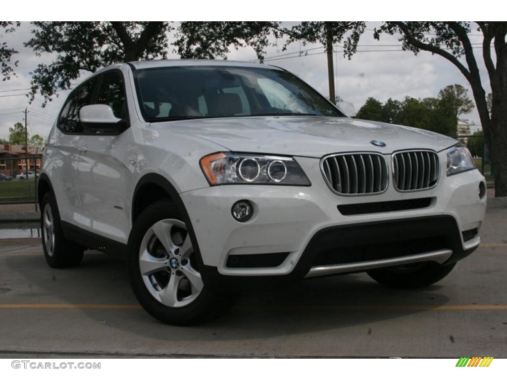 Alpine White BMW X3