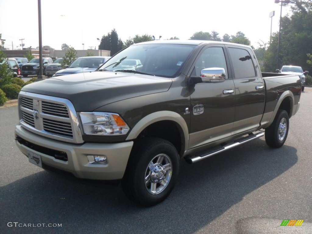 2011 Ram 2500 HD Laramie Crew Cab 4x4 - Sagebrush Pearl / Dark Slate Gray/Russet Brown photo #1