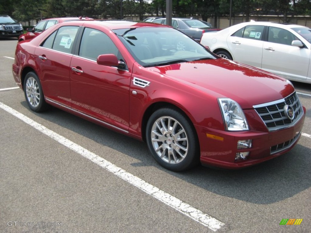 2011 STS V6 Luxury - Crystal Red Tintcoat / Cashmere/Dark Cashmere photo #1