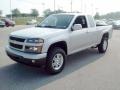 Sheer Silver Metallic 2012 Chevrolet Colorado LT Extended Cab 4x4 Exterior