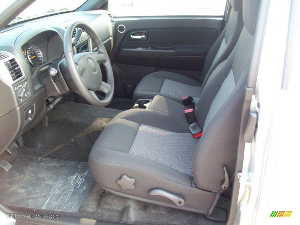 Ebony Interior 2012 Chevrolet Colorado LT Extended Cab 4x4 Photo #51987257
