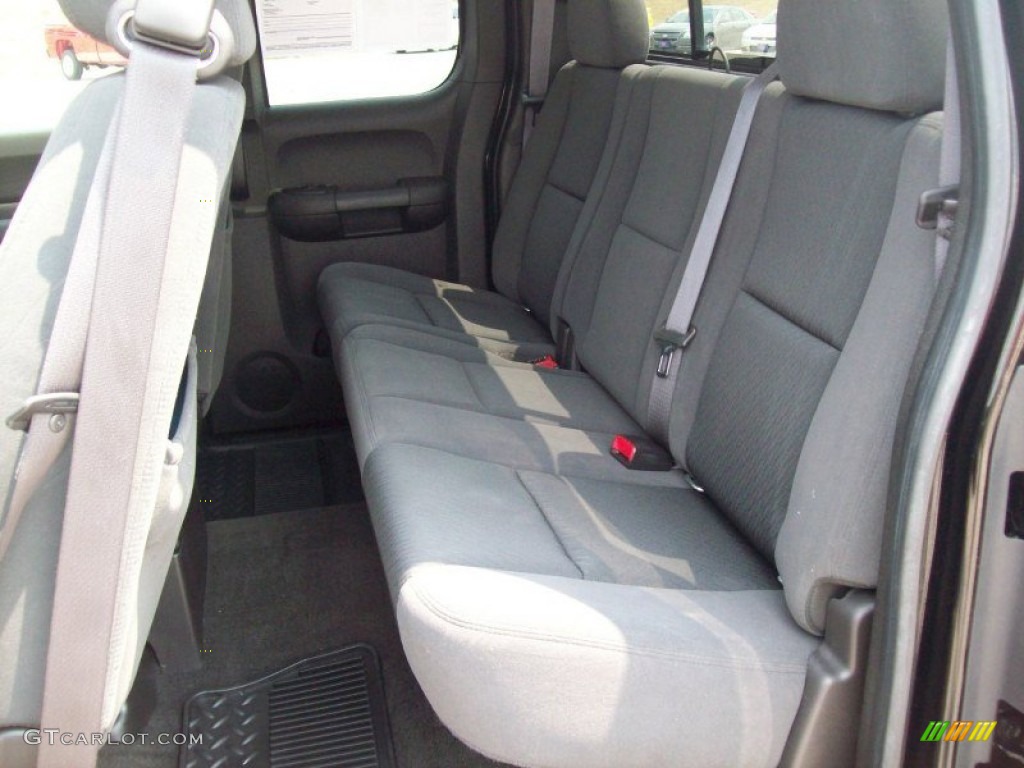 Ebony Interior 2009 Chevrolet Silverado 1500 LT Extended Cab 4x4 Photo #51987404