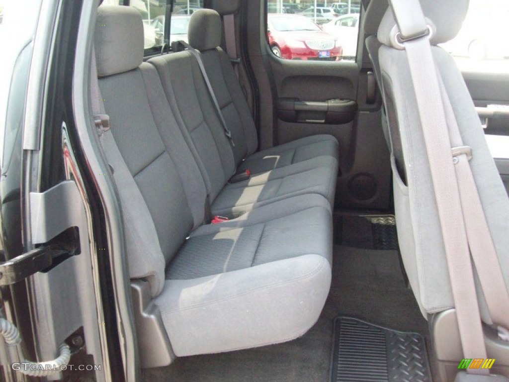 Ebony Interior 2009 Chevrolet Silverado 1500 LT Extended Cab 4x4 Photo #51987407
