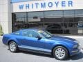 2008 Vista Blue Metallic Ford Mustang V6 Deluxe Coupe  photo #1