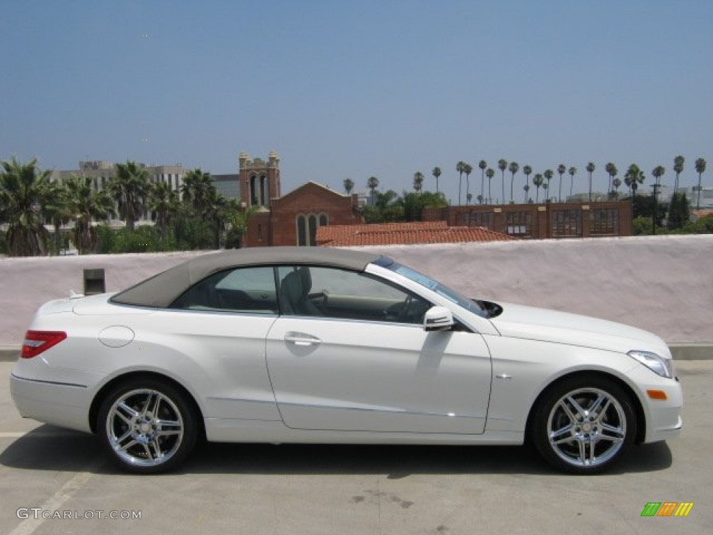 Arctic White 2012 Mercedes-Benz E 350 Cabriolet Exterior Photo #51989756