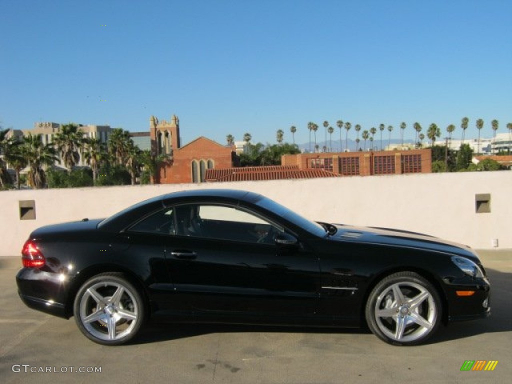 Black 2012 Mercedes-Benz SL 550 Roadster Exterior Photo #51989897