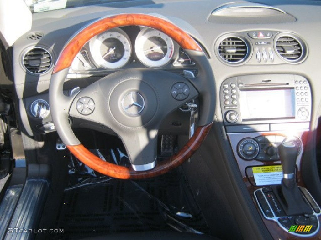 2012 Mercedes-Benz SL 550 Roadster Black Dashboard Photo #51989984