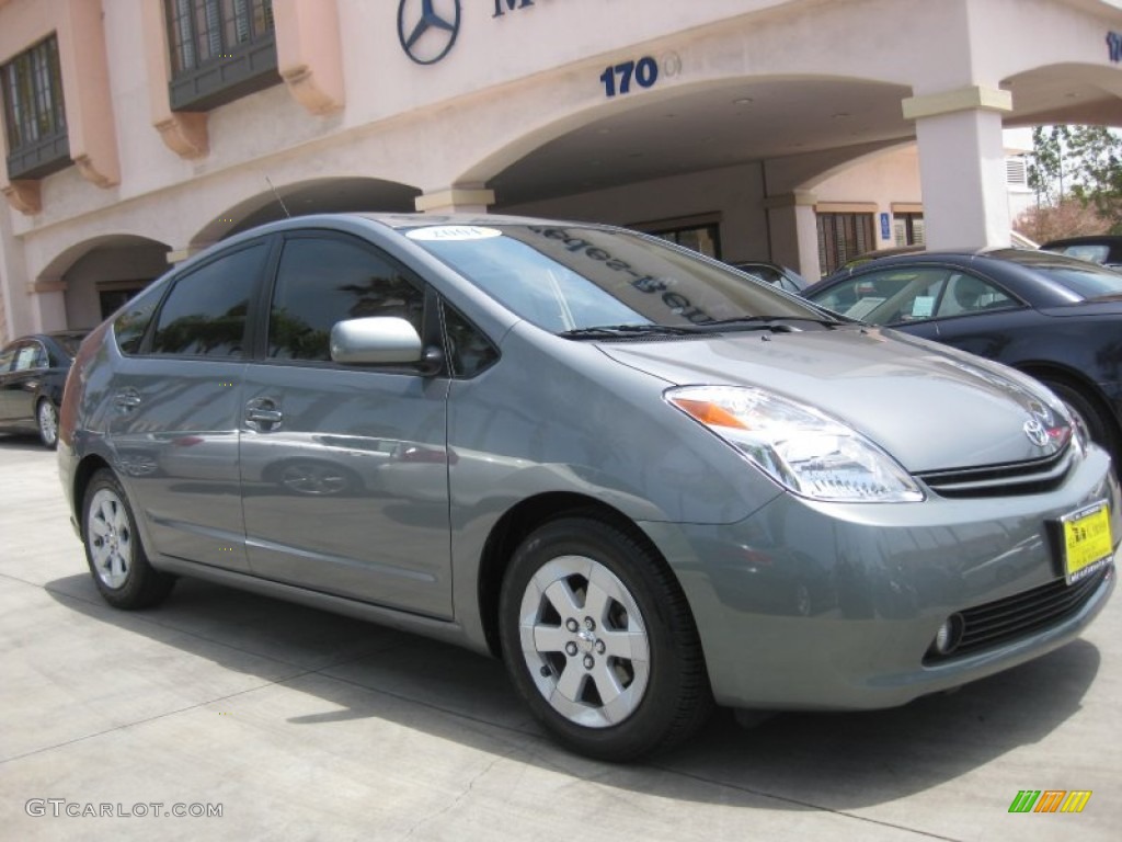 2004 Prius Hybrid - Tideland Pearl / Brown/Ivory photo #1