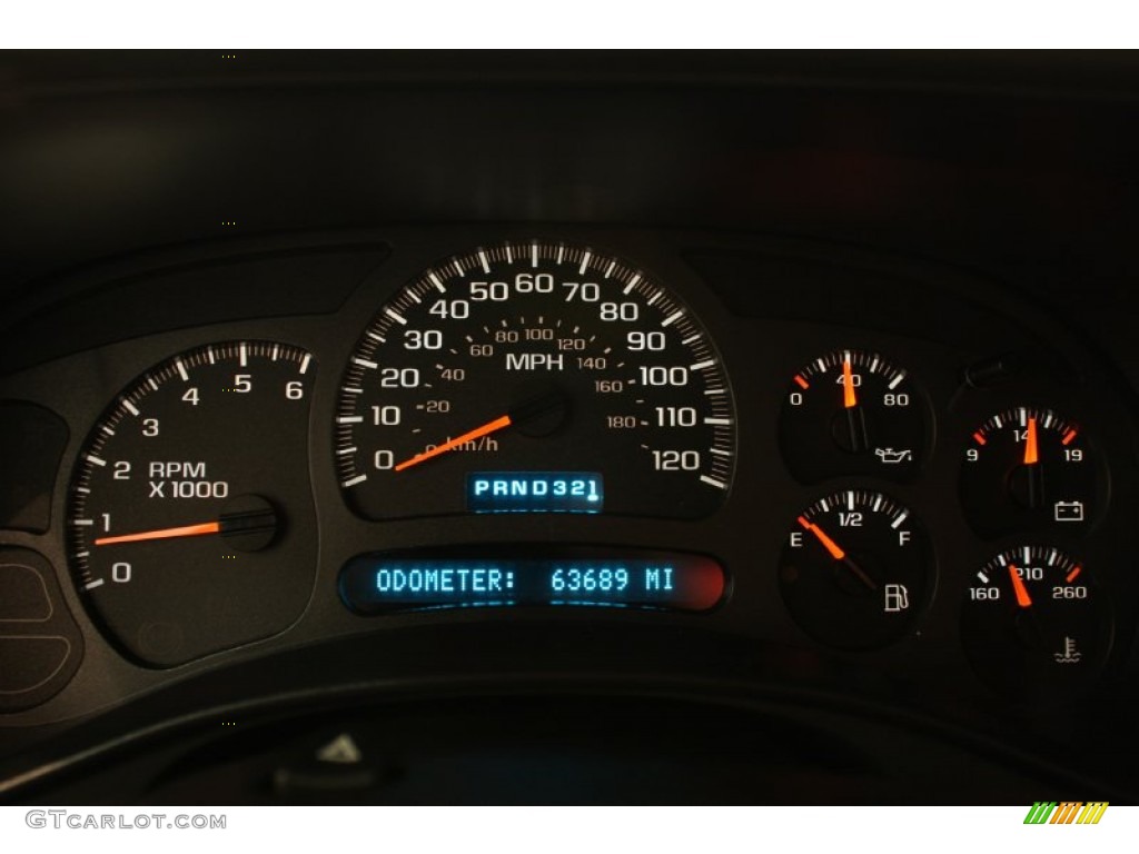 2003 GMC Sierra 1500 Regular Cab Gauges Photo #51991547